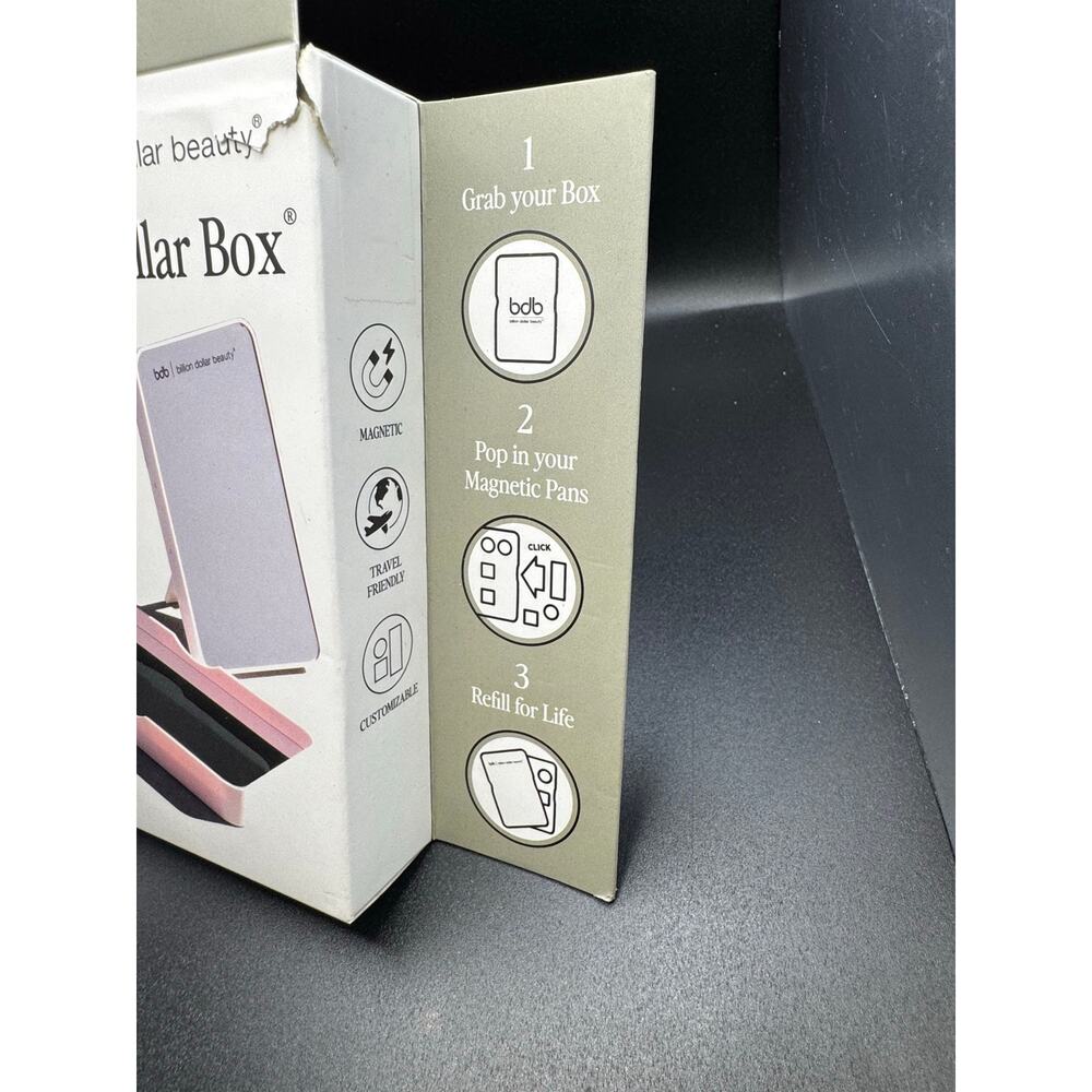 NWT Billion Dollar Box Includes A Magnetic Base & Mirror w kickstand- NO MAKEUP - Picture 3 of 8
